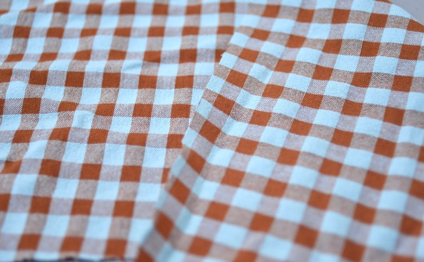 Top fruncido cuadros vichy