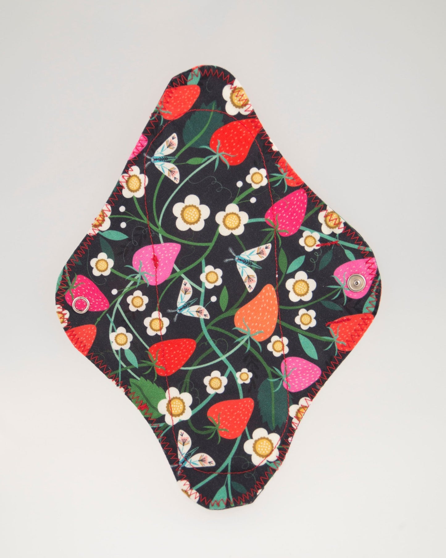 Compresa básica de tela con estampado floral